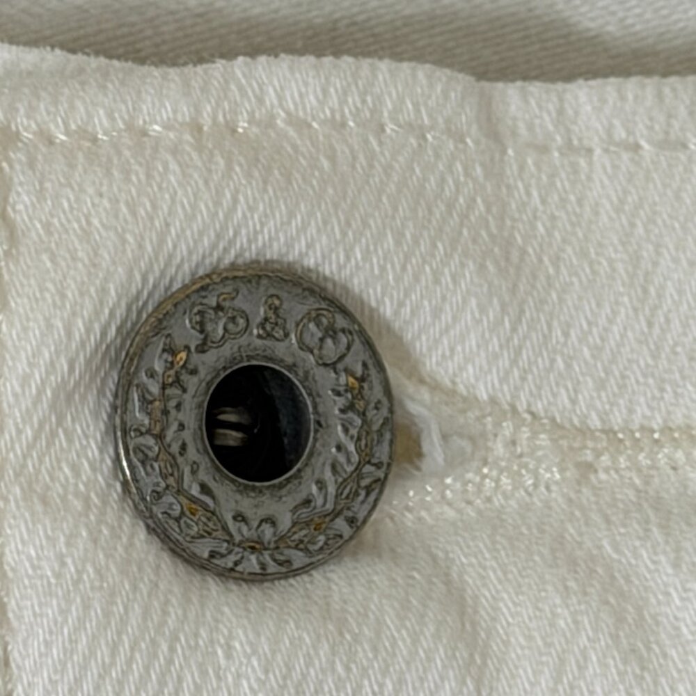 Levi’s 505 Straight Leg White Jeans Women’s Size 6 Classic Denim - Picture 11 of 16